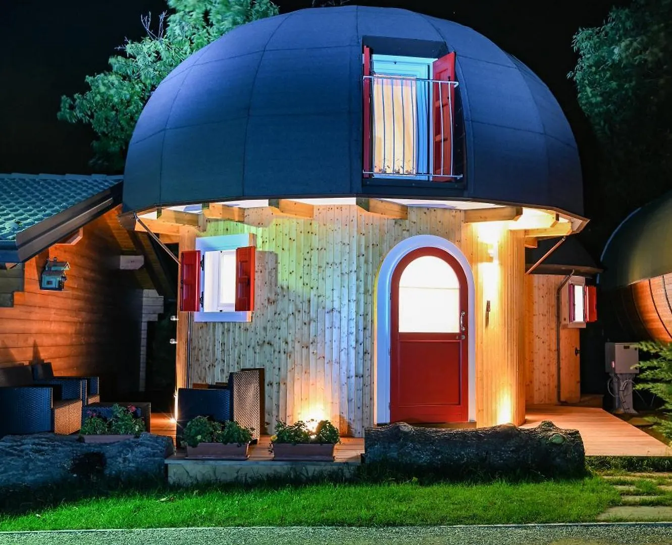Campingplatz Glamping Villaggio Parco Dei Castagni 4 Stelle Montecreto